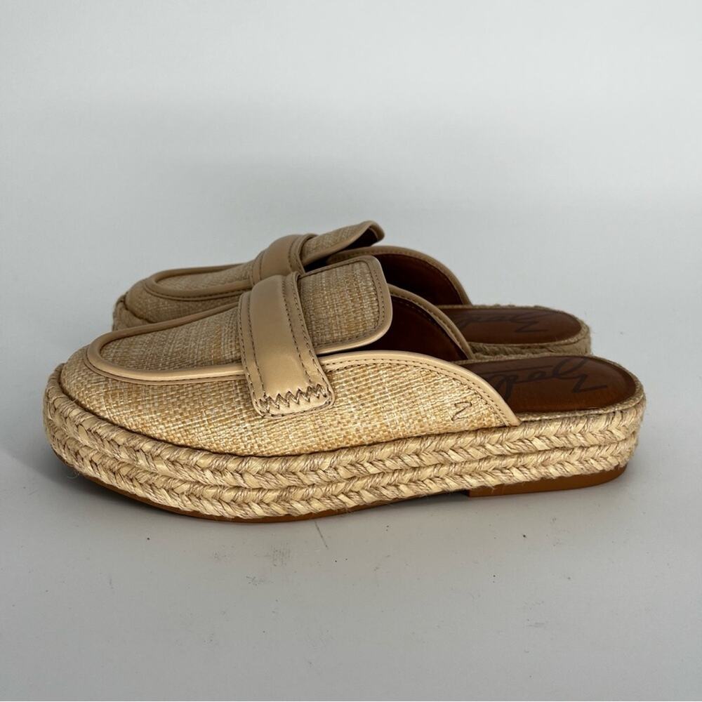 Zodiac Gizelle Espadrille Platform Mules natural beige NWOB - 10 - Picture 3 of 11